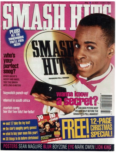 Smash Hits Magazine - 1994 23/11/94