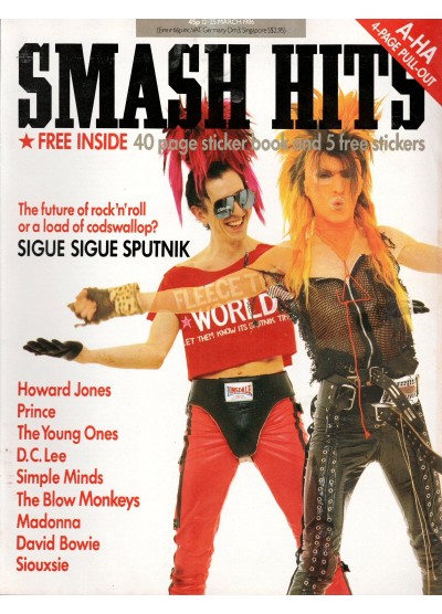 Smash Hits Magazine 12th March 1986 