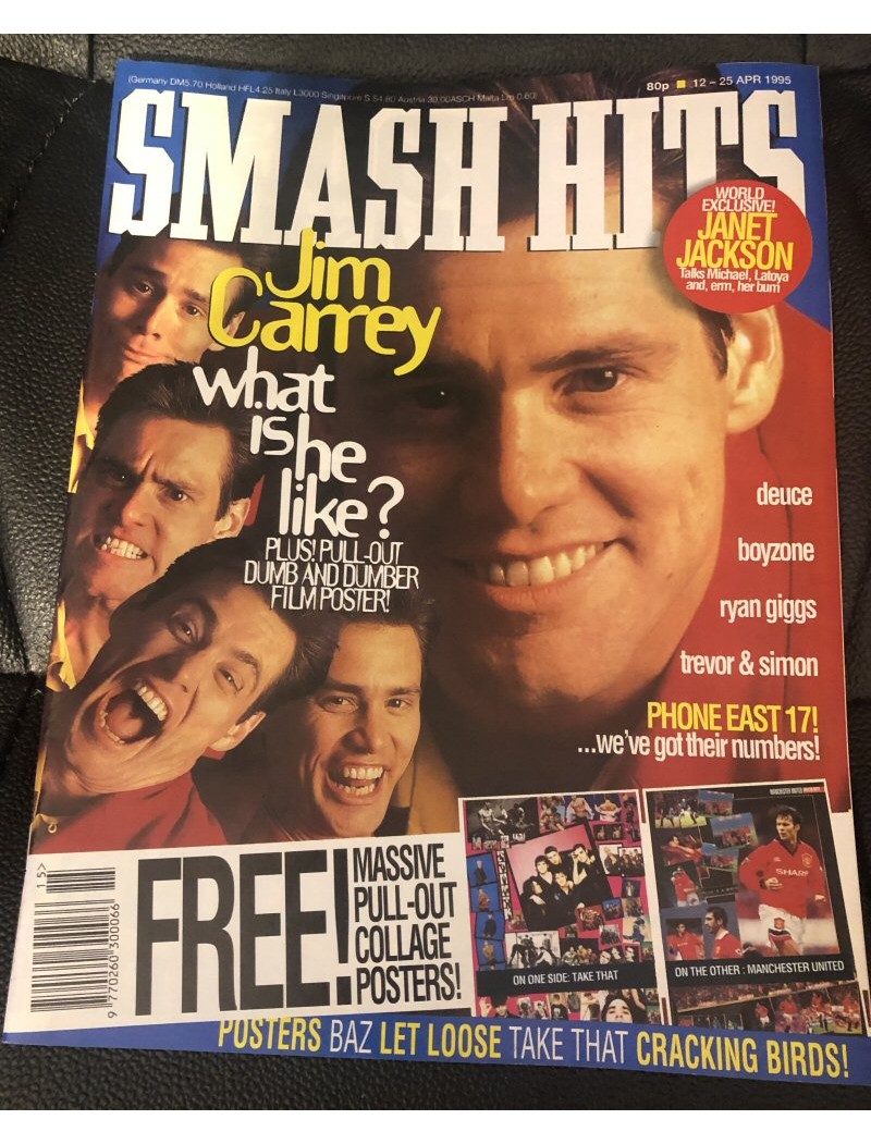 Smash Hits Magazine 12th April 1995 Smash Hits Magazine 12th April 1995