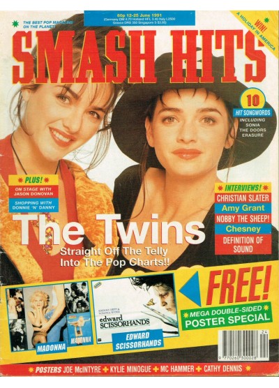 Smash Hits Magazine - 1991 12/06/91 (Gayle & Gillian Blakeney)