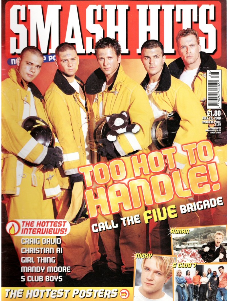 Smash Hits Magazine 12th July 2000 Smash Hits Magazine 12th July 2000
