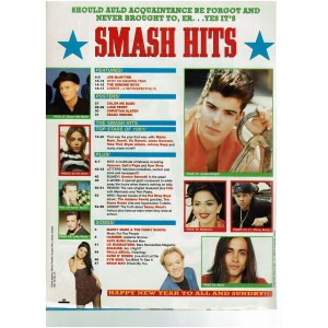 Smash Hits Magazine - 1991 25/12/91