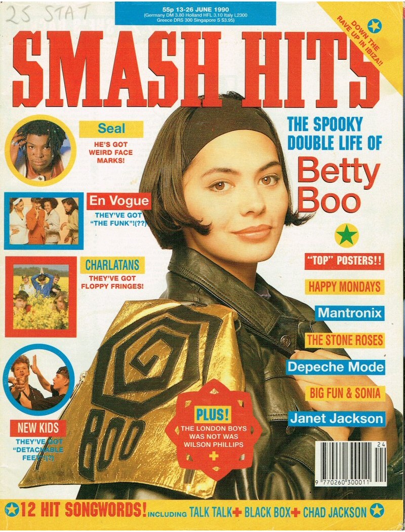 Smash Hits Magazine - 1990 13/06/90 (Betty Boo Cover)