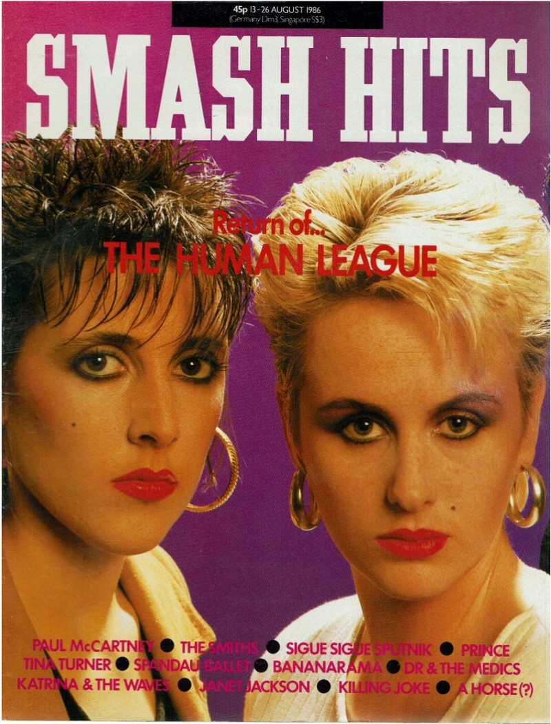 Smash Hits Magazine - 1986 13/08/86