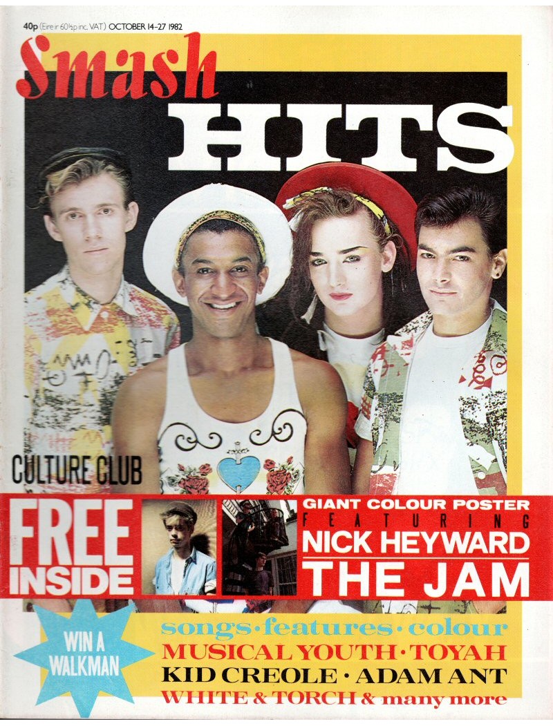 Smash Hits Magazine - 1982 14/10/82 Smash Hits Magazine - 1982 14/10/82