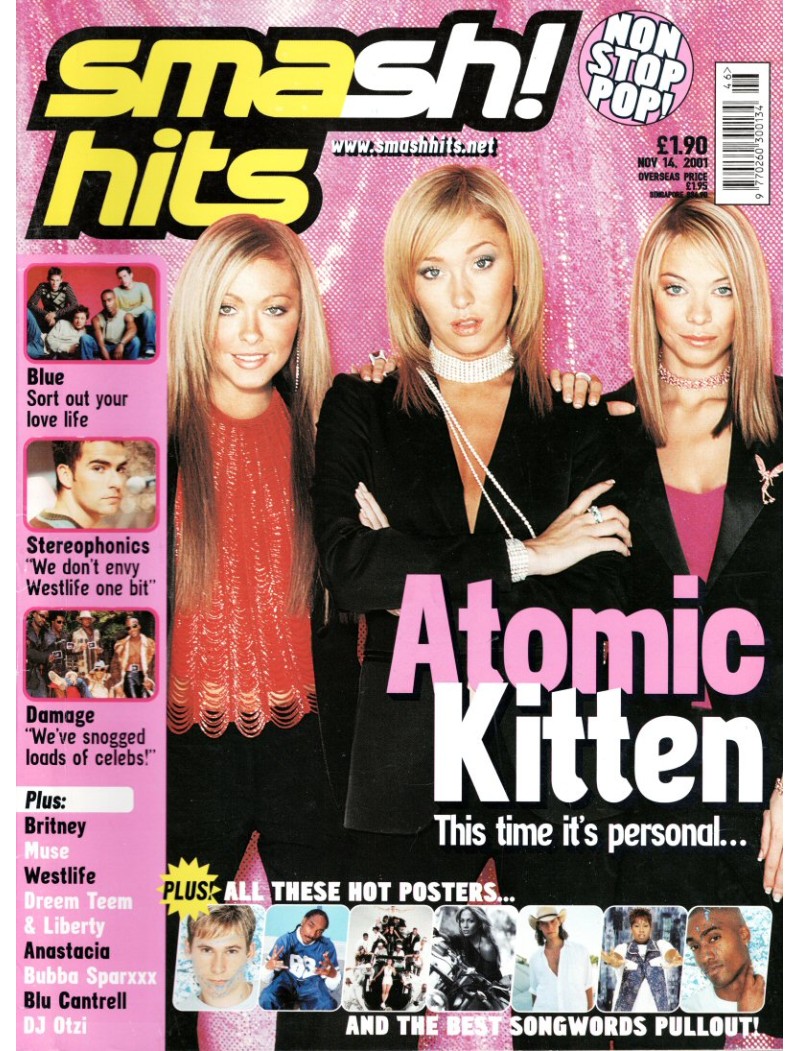 Smash Hits Magazine - 2001 14/11/01 Smash Hits Magazine - 2001 14/11/01