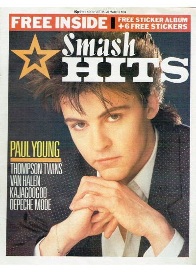 Smash Hits Magazine 15th March 1984 