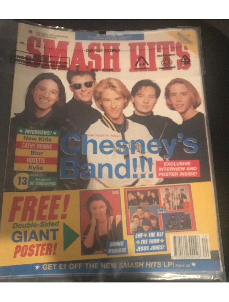 Smash Hits Magazine - 1991 15/05/91 (Chesney Hawkes) Smash Hits Magazine - 1991 15/05/91 (Chesney Hawkes)