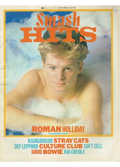 Smash Hits Magazine - 1983 15/09/83 (Roman Holliday Cover)