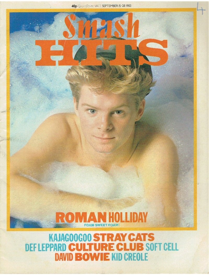 Smash Hits Magazine - 1983 15/09/83 (Roman Holliday Cover)