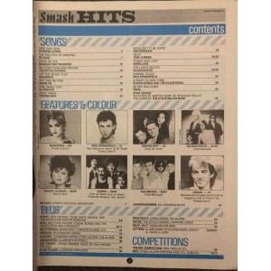 Smash Hits Magazine - 1984 16/02/84