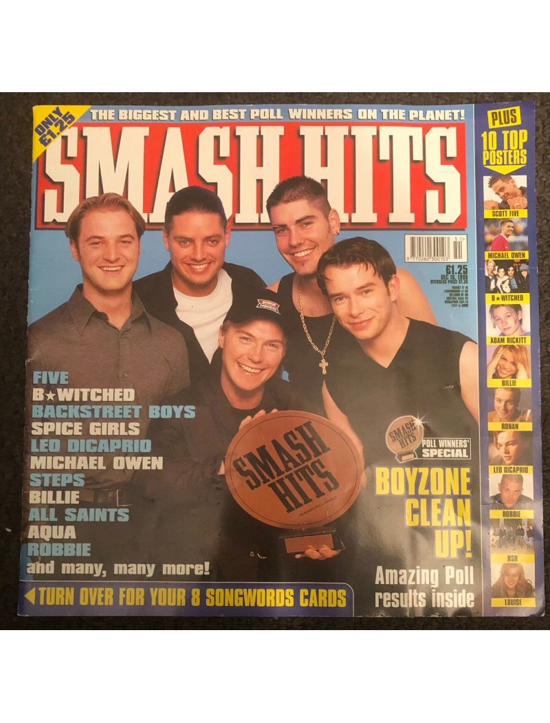 Smash Hits Magazine - 1998 16/12/98