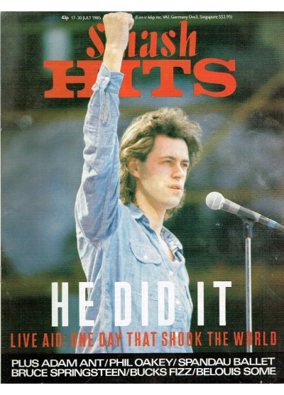 Smash Hits Magazine - 1985 17/07/85