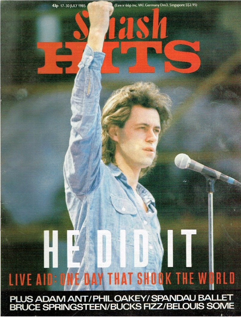 Smash Hits Magazine - 1985 17/07/85 Smash Hits Magazine - 1985 17/07/85
