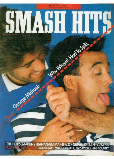 Smash Hits Magazine 18th June 1986 Wham