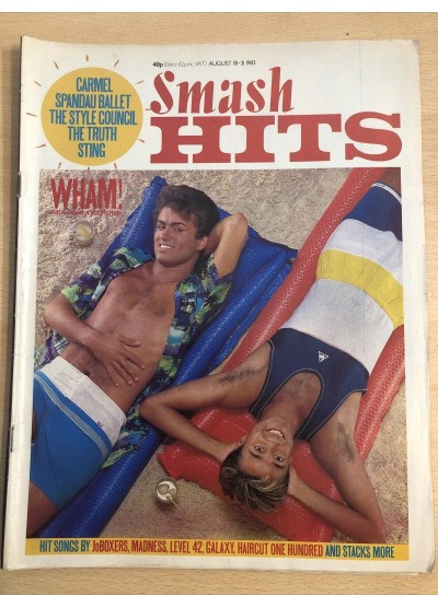 Smash Hits Magazine - 1983 18/08/83