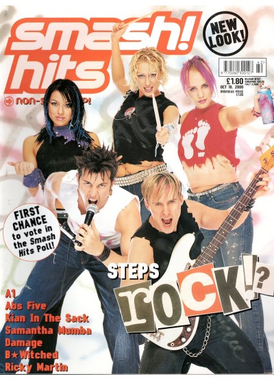 Smash Hits Magazine 18th October 2000