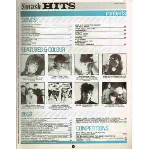 Smash Hits Magazine - 1984 19/01/84