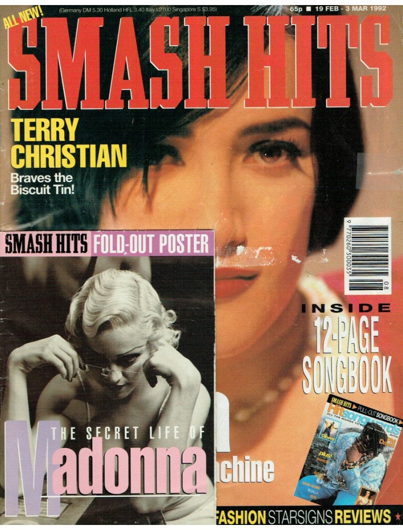 Smash Hits Magazine - 1992 19/02/92 (Martika Cover) Smash Hits Magazine - 1992 19/02/92 (Martika Cover)