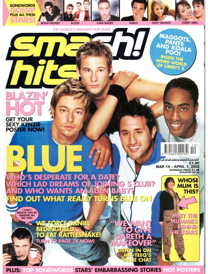 Smash Hits Magazine - 2003 19th March 2003 Smash Hits Magazine - 2003 19th March 2003