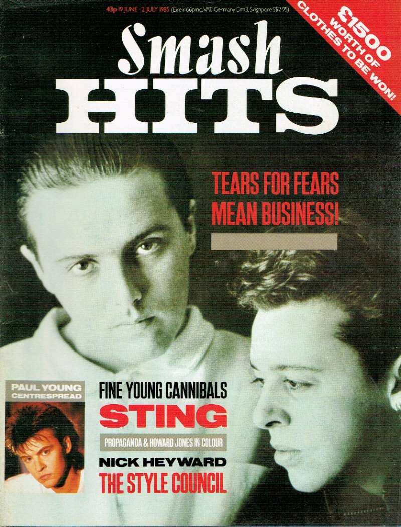Smash Hits Magazine - 1985 19/06/85
