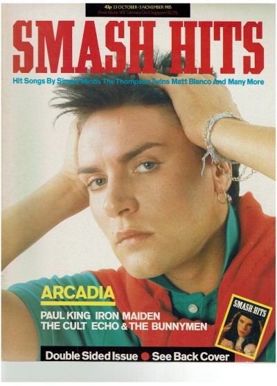 Smash Hits Magazine 23rd October 1985 