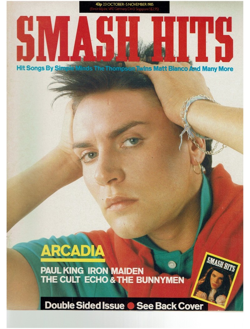 Smash Hits Magazine 23rd October 1985 