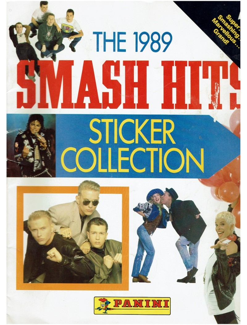 Smash Hits Magazine 1989 Sticker Collection 