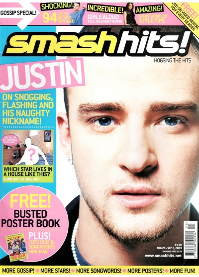 Smash Hits Magazine 20th August 2003