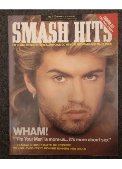 Smash Hits Magazine - 1985 20/11/85 George Michael