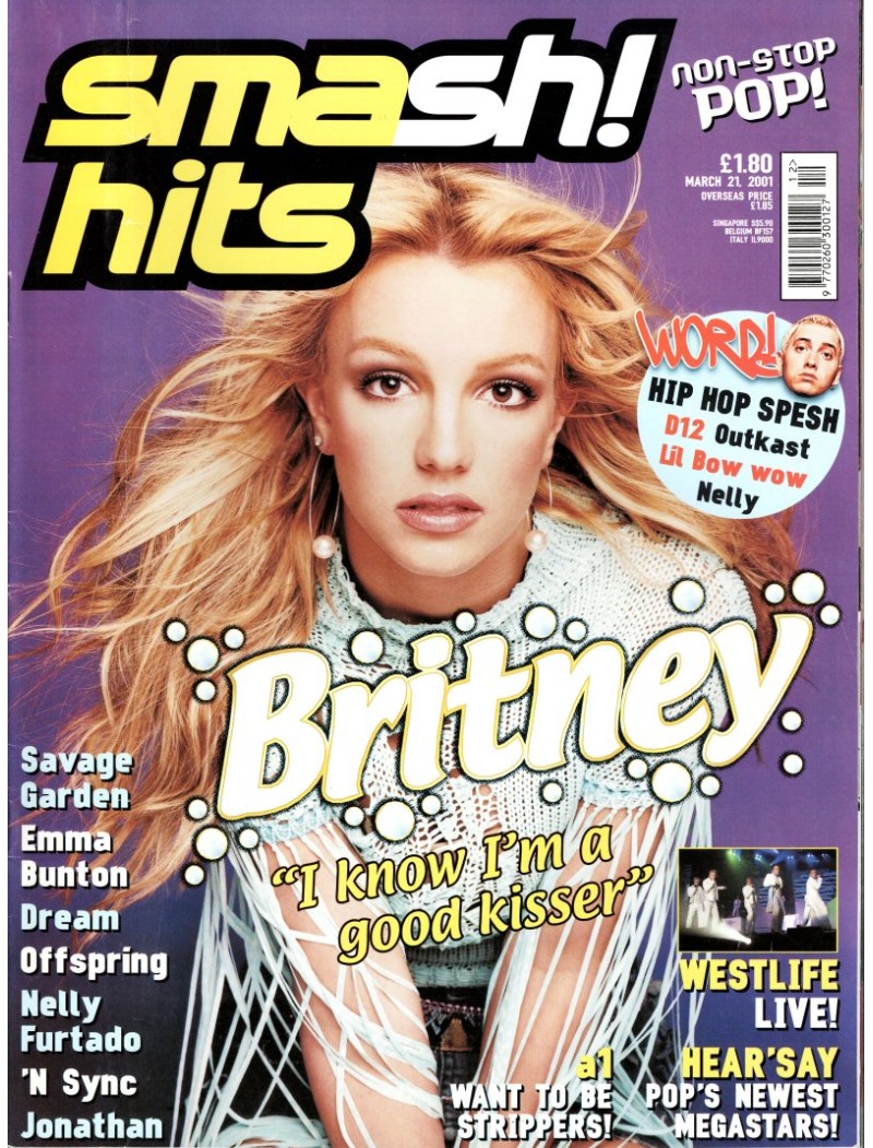Smash Hits Magazine - 2001 21st March 2001 Smash Hits Magazine - 2001 21st March 2001