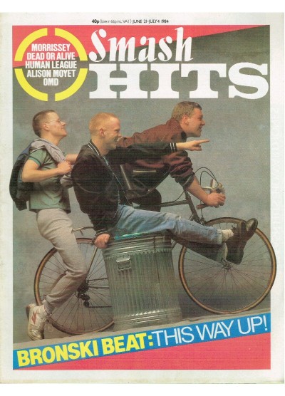 Smash Hits Magazine - 1984 21/06/84