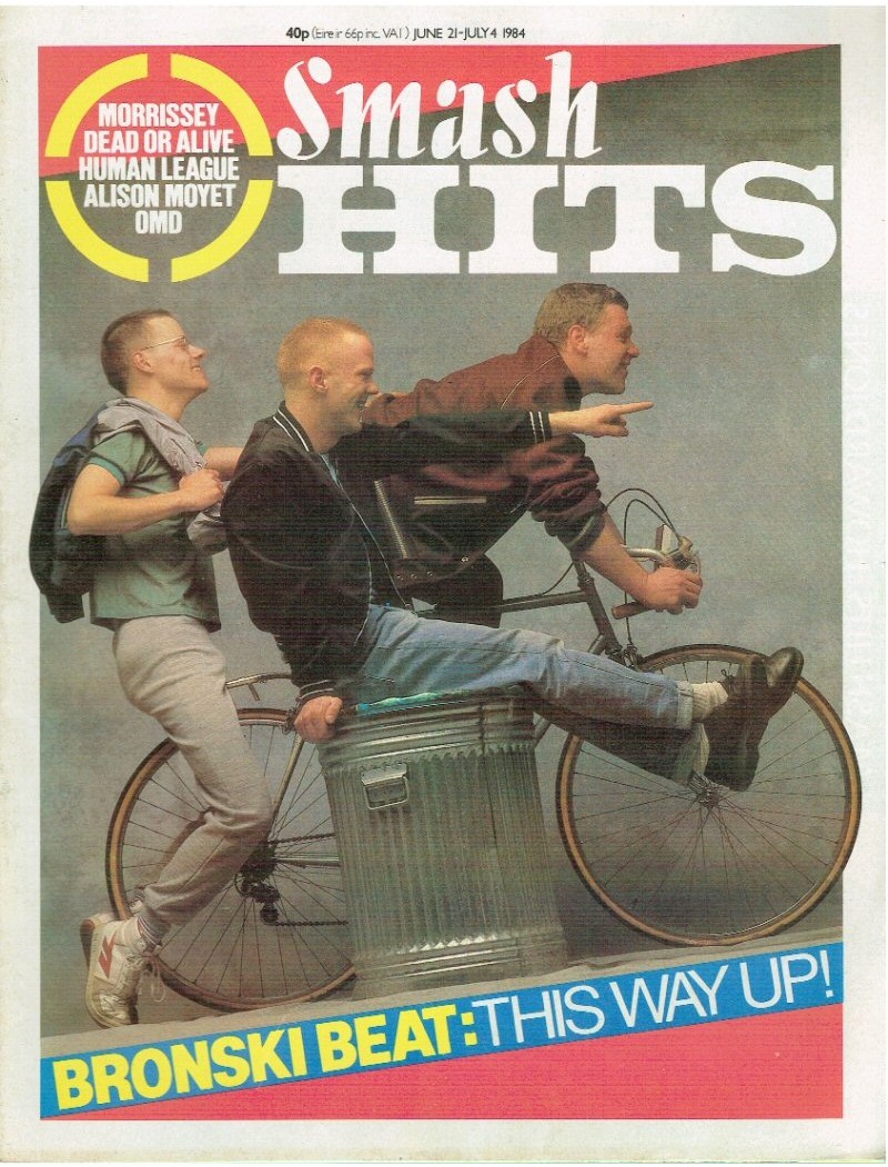 Smash Hits Magazine - 1984 21/06/84 Smash Hits Magazine - 1984 21/06/84