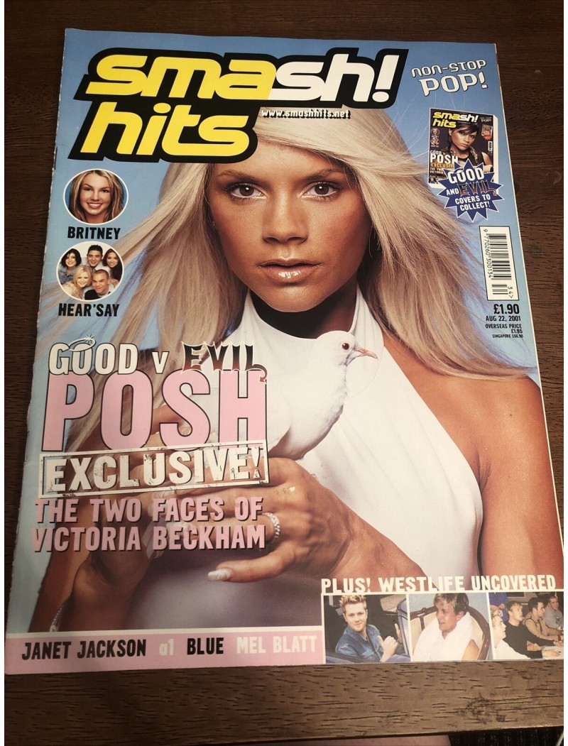 Smash Hits Magazine - 2001 22/08/01