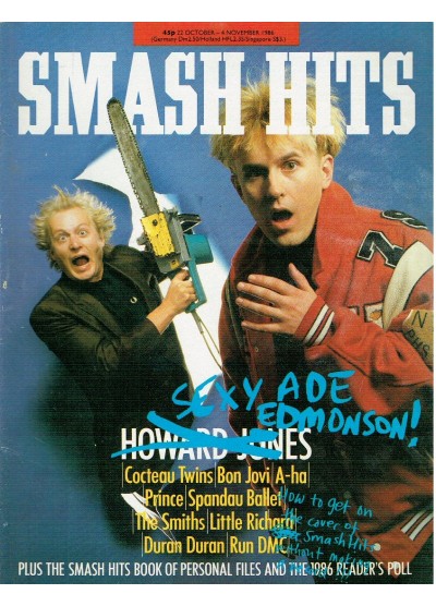 Smash Hits Magazine - 1986 22/10/86