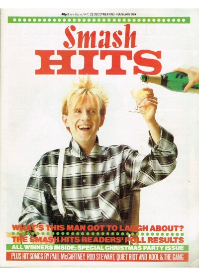 Smash Hits Magazine - 1983 22/12/83