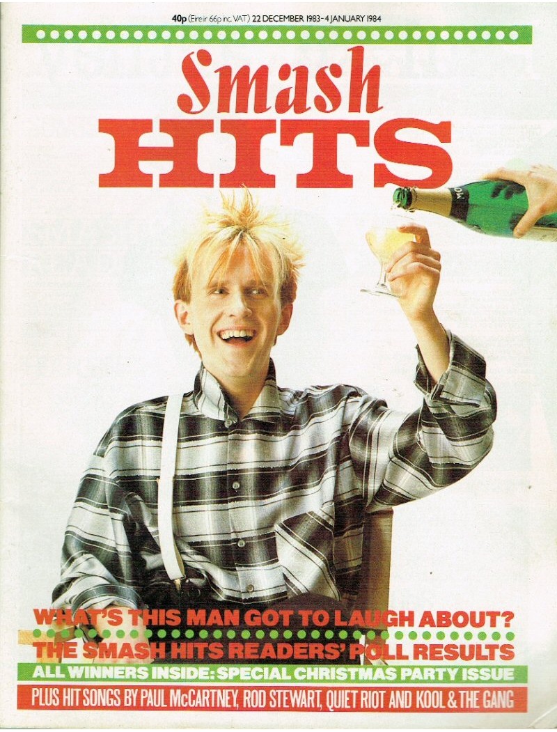 Smash Hits Magazine - 1983 22/12/83 Smash Hits Magazine - 1983 22/12/83