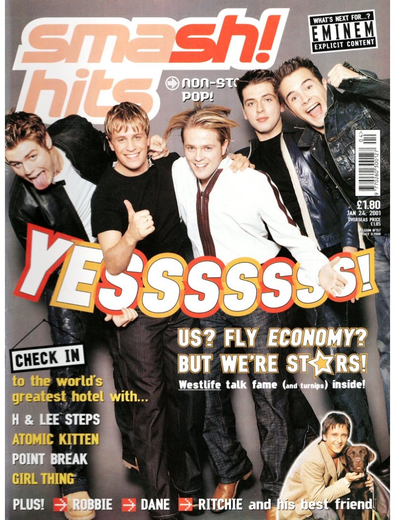 Smash Hits Magazine 24th January 2001 Smash Hits Magazine 24th January 2001
