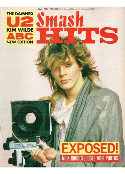 Smash Hits Magazine - 1985 24/04/85 Nick Rhodes