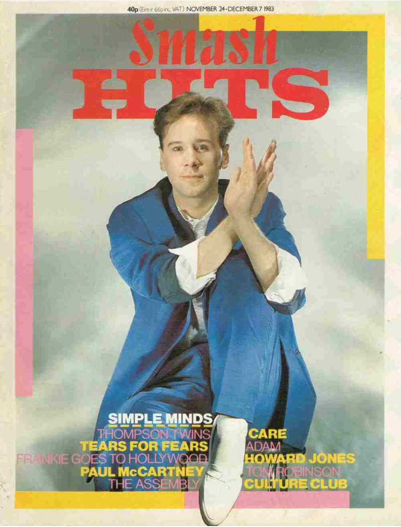 Smash Hits Magazine - 1983 24/11/83