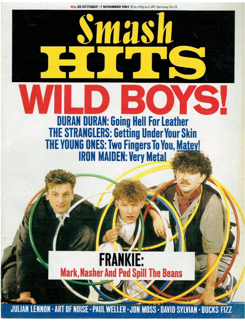 Smash Hits Magazine - 1984 25/10/84 Smash Hits Magazine - 1984 25/10/84