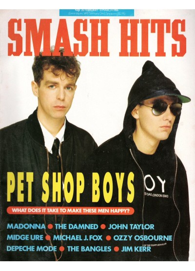 Smash Hits Magazine - 1986 26/02/86