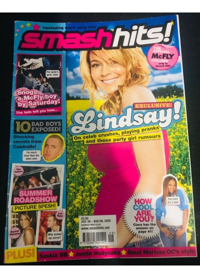 Smash Hits Magazine - 2005 26/07/05 Lindsay Lohan