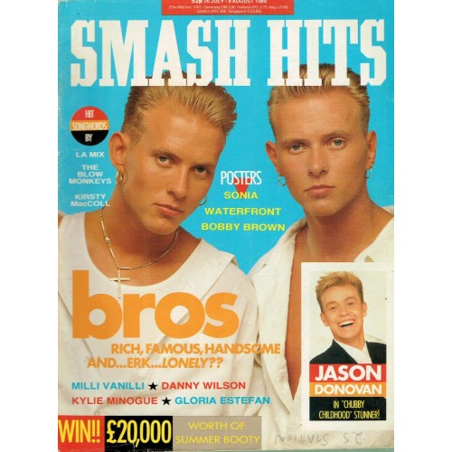 Smash Hits Magazine - 1989 26/07/89