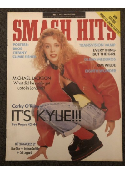 Smash Hits Magazine - 1988 27/07/88