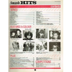 Smash Hits Magazine 27th October 1983 Aztec Camera
