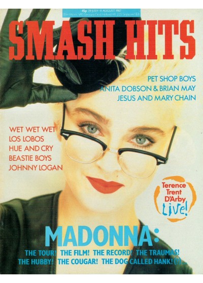 Smash Hits Magazine - 1987 29/07/87 (Madonna Cover)