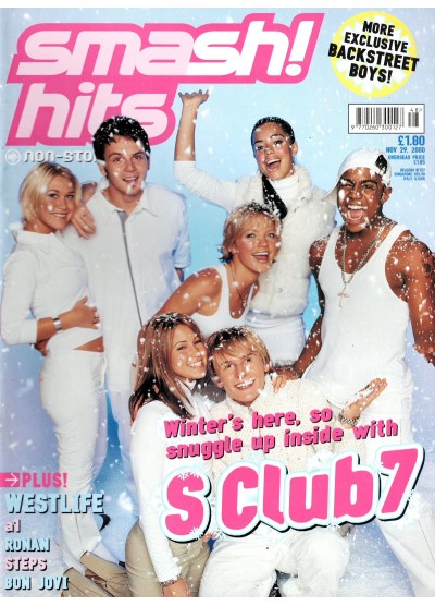 Smash Hits Magazine - 2000 29th November 2000