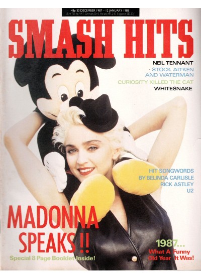 Smash Hits Magazine - 1987 30/12/87 (Madonna Cover)