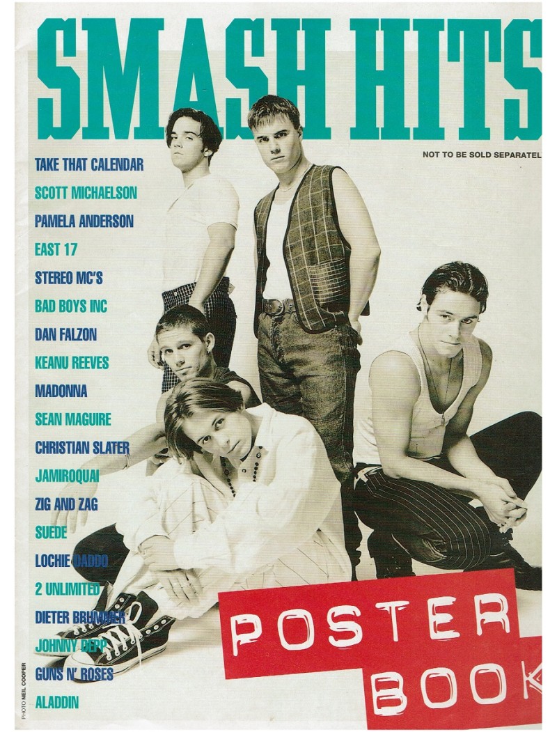 Smash Hits Magazine Poster Book - Take That